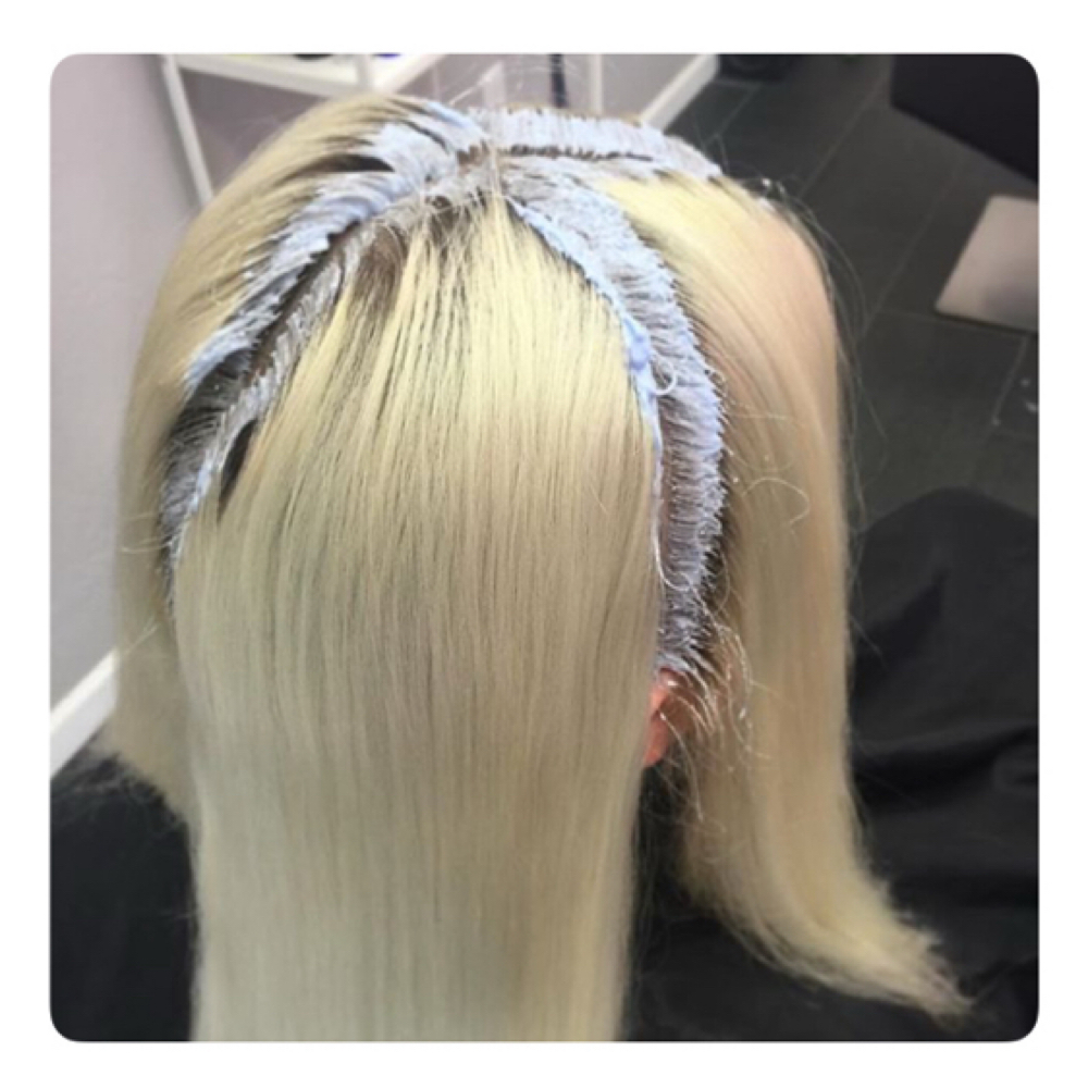 Specialty Blonding Bleach Re-Touch at kenji's Hair Lab in Blacklick, OH