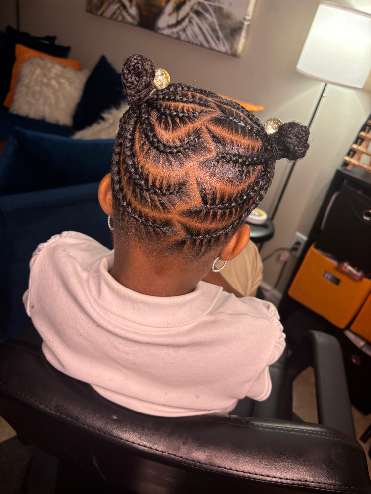 KIDS (5-11) Braids w/ Natural Hair at Styles By Lacci in Glendale, AZ