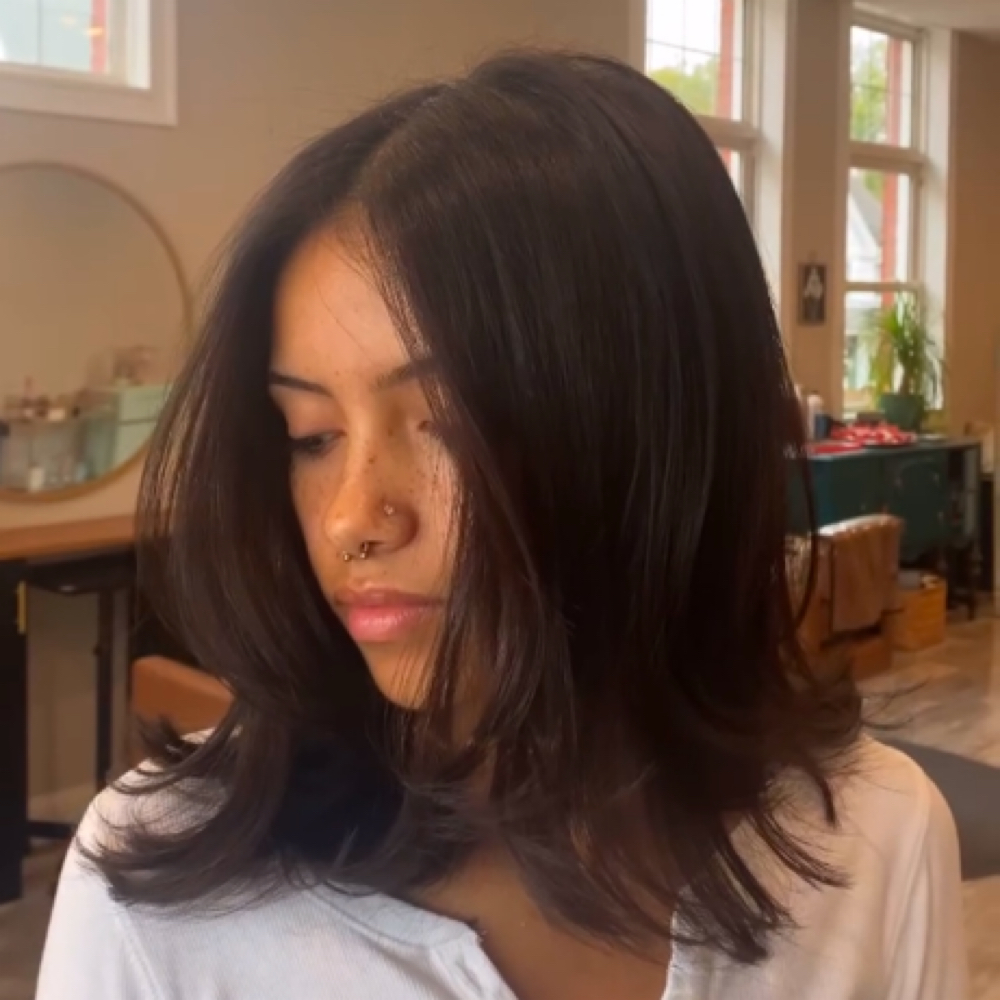 Root Touch Up/Haircut/Blowdry at Le posh salon in Merrimac, MA