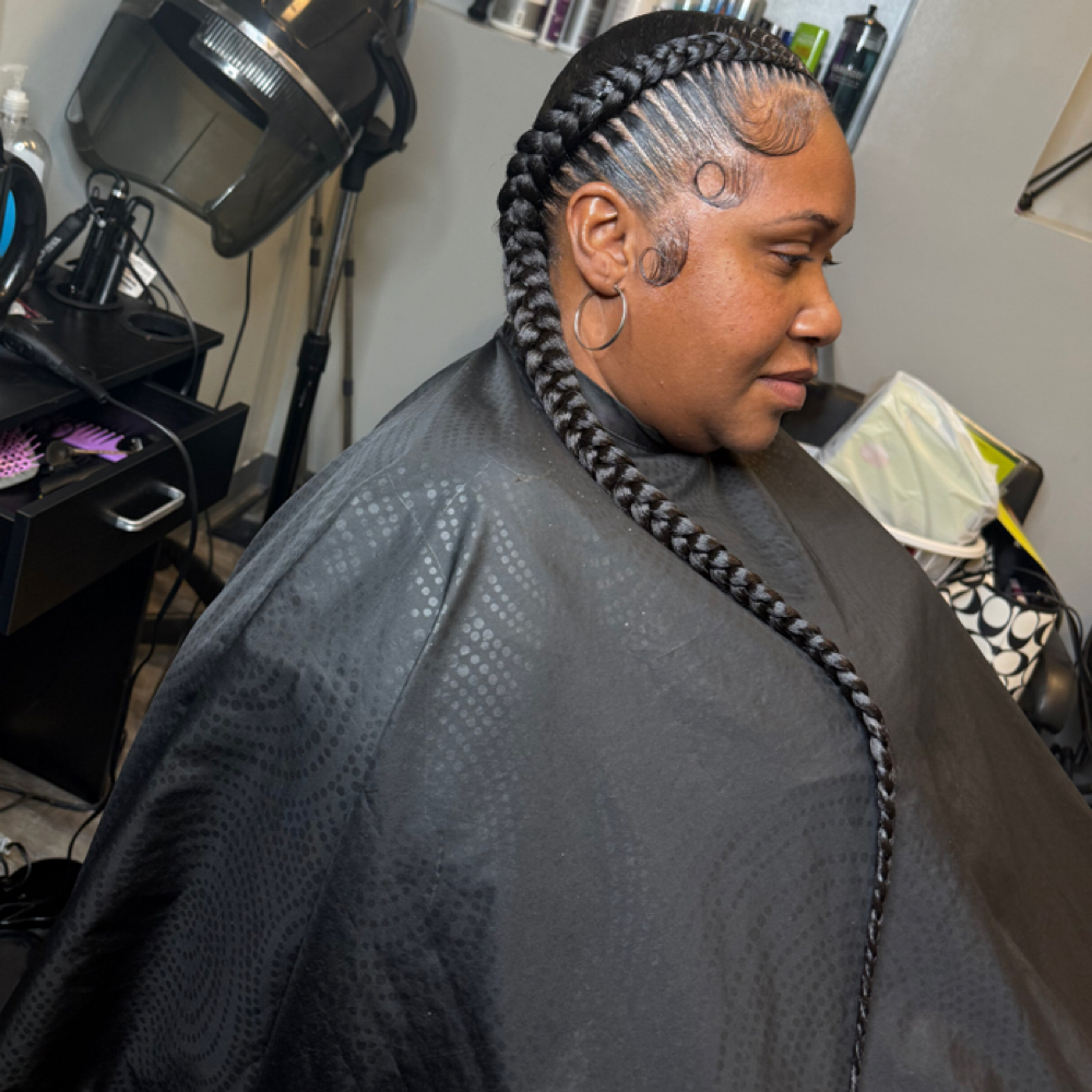 2 Feed Ins/Stitch Braids at Ask For Leah in Stockbridge, GA