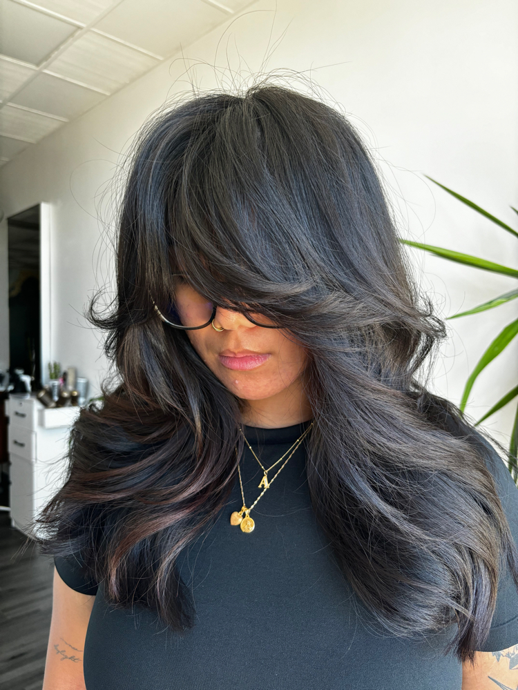 Womans Haircut at Hues Salon in Newport News, VA