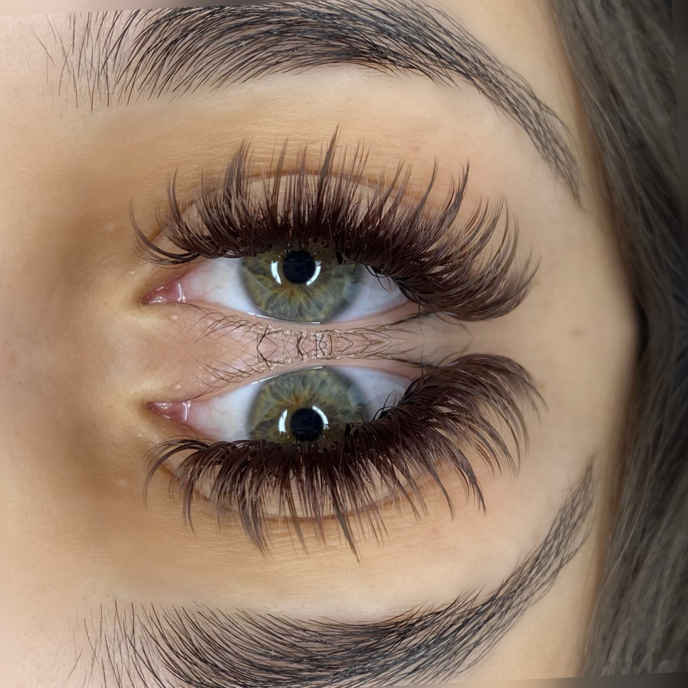 Brown lashes Set Upgrade