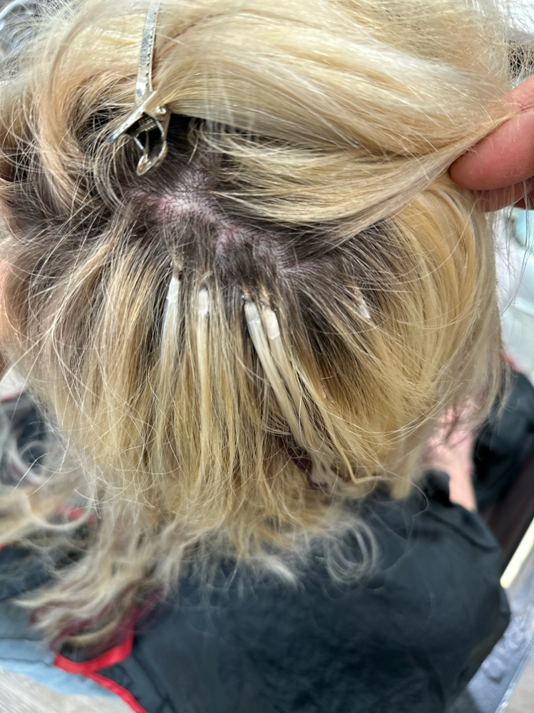 Hair Extension Removing at Ecco Beauty Hair Salon in Boston, MA