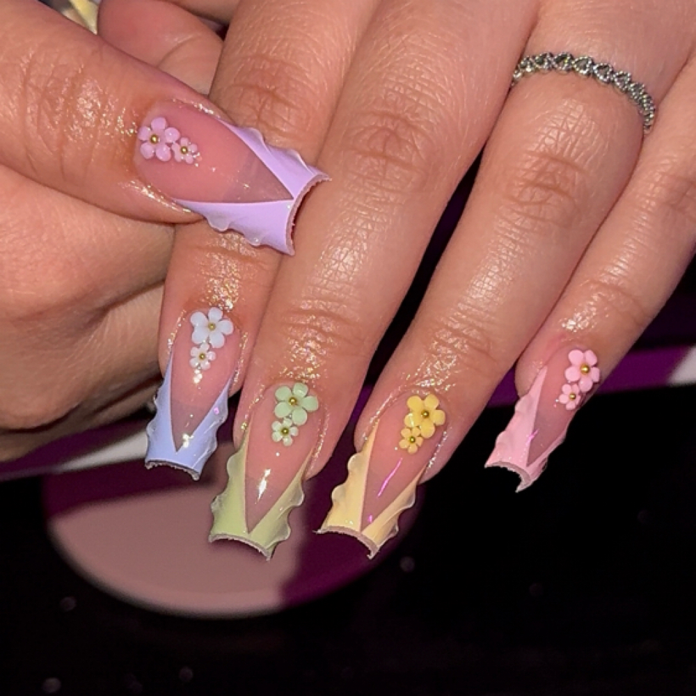 Full Set + Gel Pedi Bundle ๐ at LuckyyCharmz777 in Horizon, TX