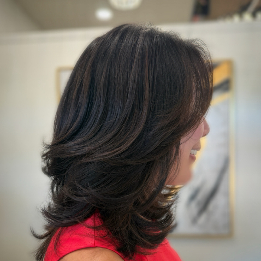 Signature Blowout at Hair Stage in birmingham, AL