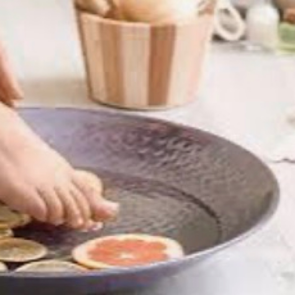 Grapefruit Pedicure at Polish Perfection Nail Studio in frederick, MD