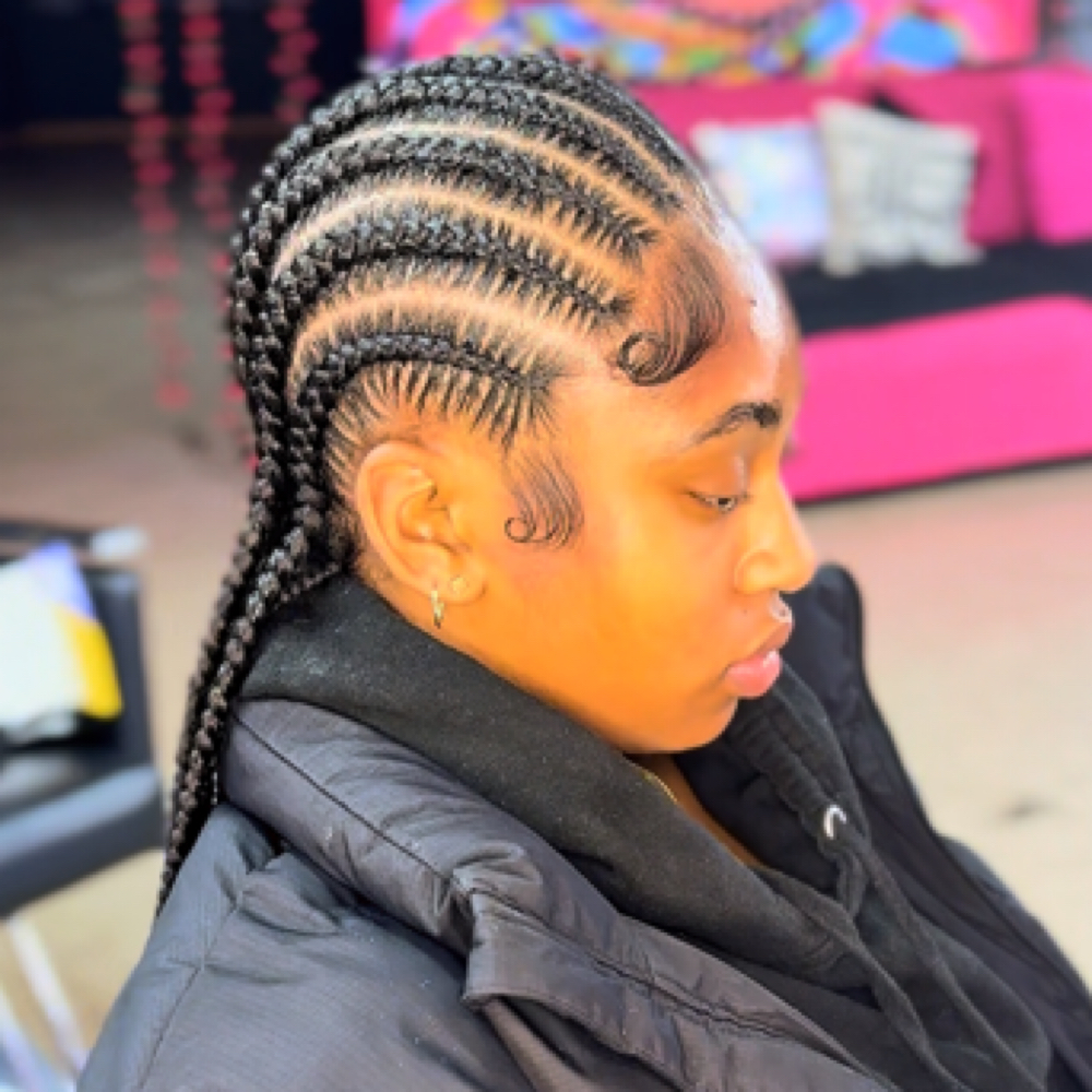 Stitch braids at TouchedbyCaress in Junction, KS