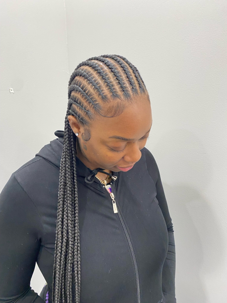 Small / Curvy Stitch Braids at GBP HAIR in Southfield, MI