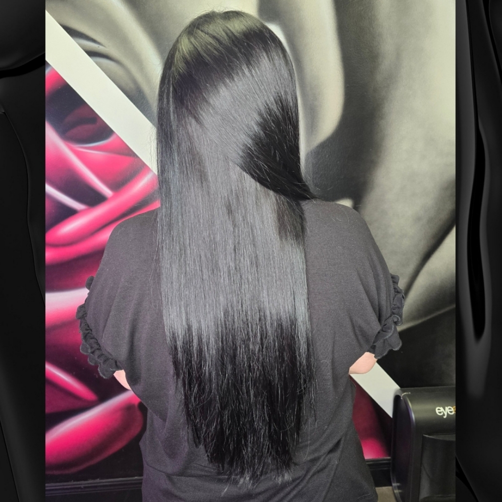 Flat Iron/straighten at Get Cut & Dye Hair Salon & Spa in Alexandria, LA