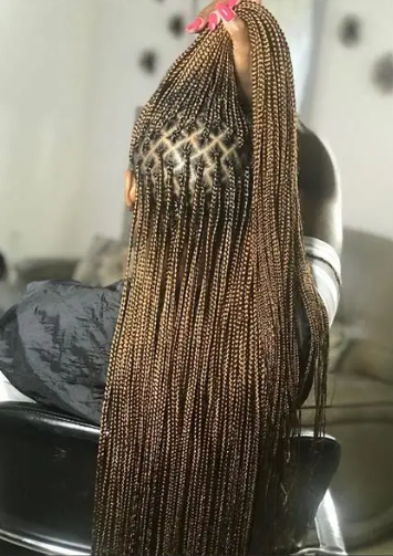 Small Box Braids at Braid'd by Jenn in Durham, NC