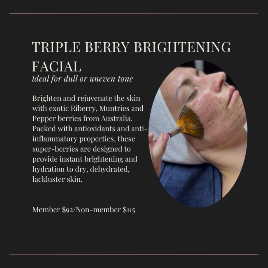 Triple Berry Brightening Facial at Deluxe Esthetics in St. Petersburg, FL