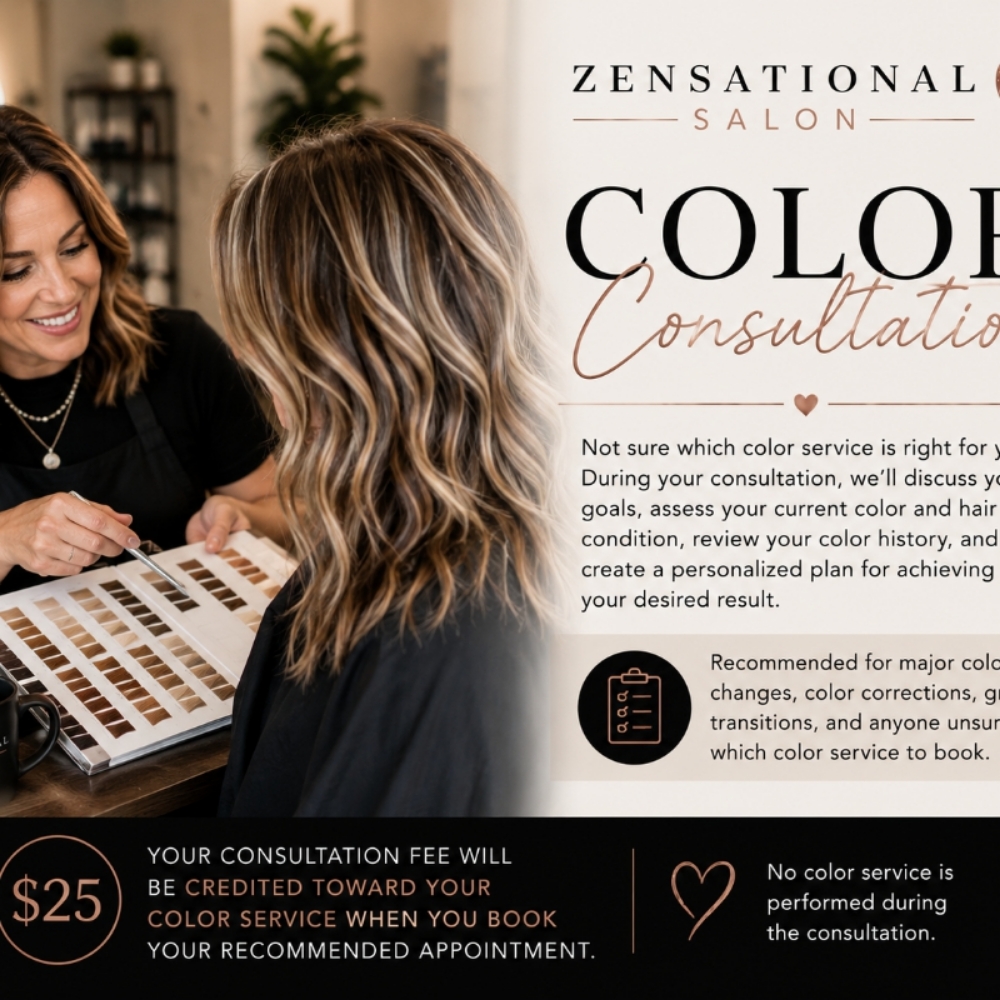Color Consultation at Zensational Salon in The Dalles, OR