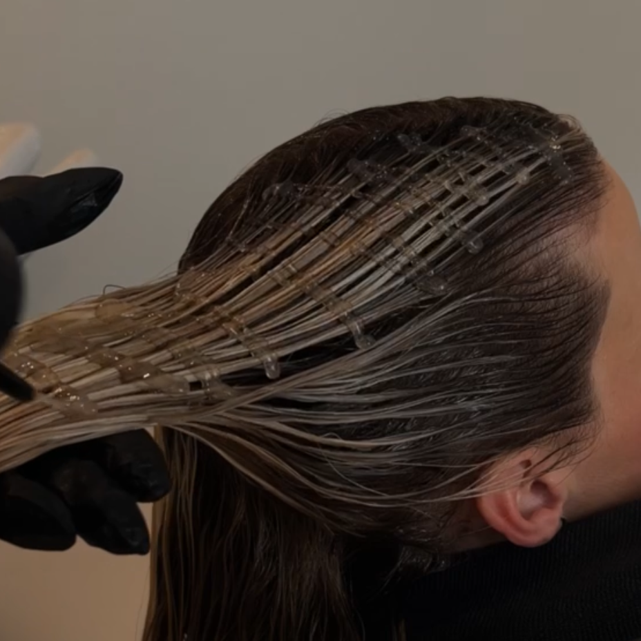 Grey Coverage Root Touch Up at Reese Dewey Hair in San Clemente, CA
