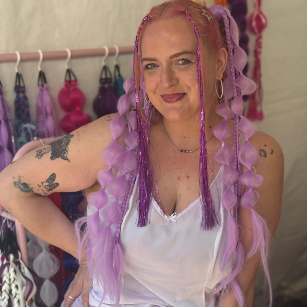 Pre-Made Festival Braids at Happy Scalp in Grants Pass, OR