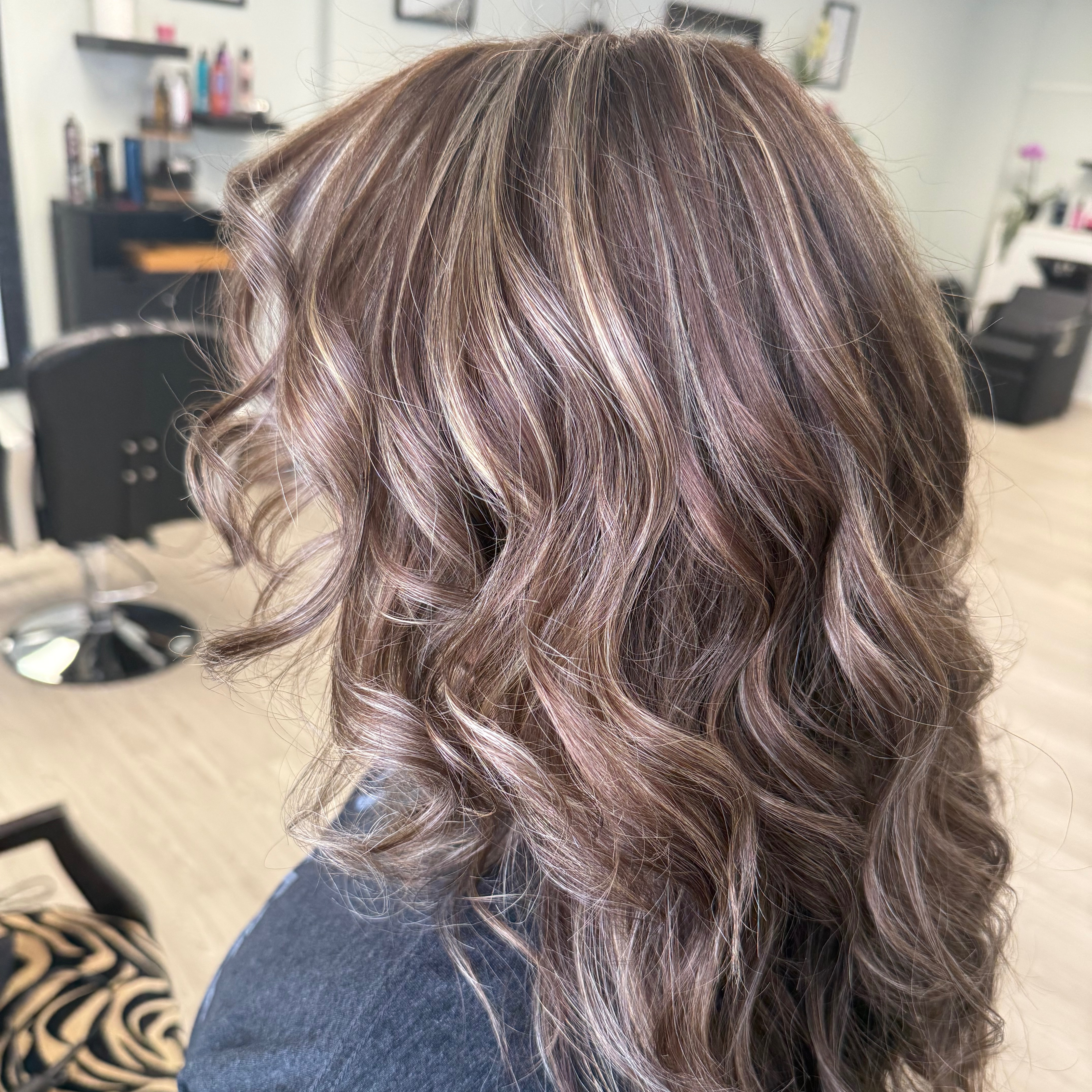 Hair highlights at Araceli’s Hair Salon in Oxford, PA