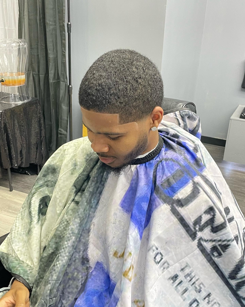 MENS HAIRCUT W BEARD