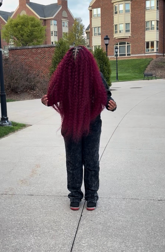 Medium boho knotless (4 bundles) at Styles by Key in Monroeville, PA