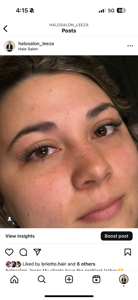 Classic Full Set at Luxury Lash Care in Wintersville, OH