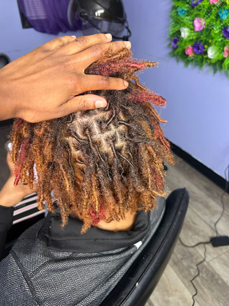 Wash/retwist/Style*pass eyebrow*