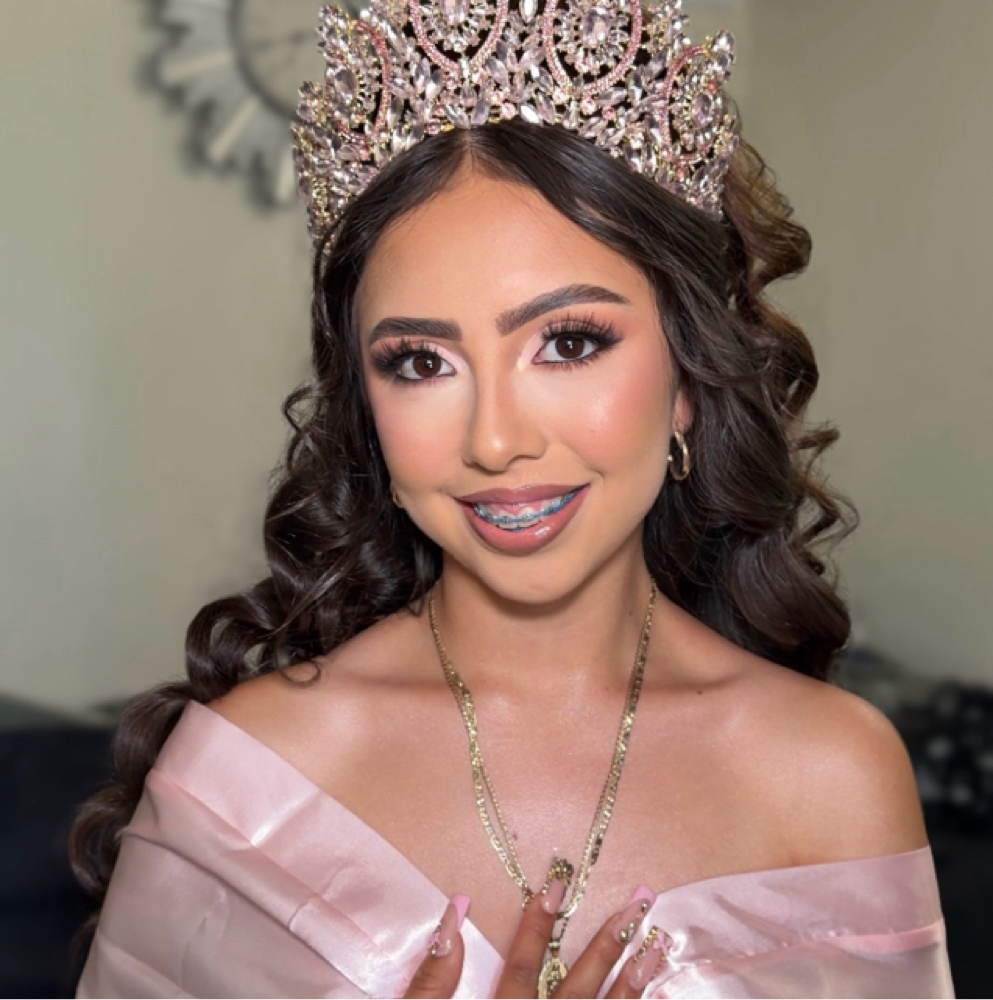 Quinceañera Glam at Makeup By Joanna in In Madera, CA