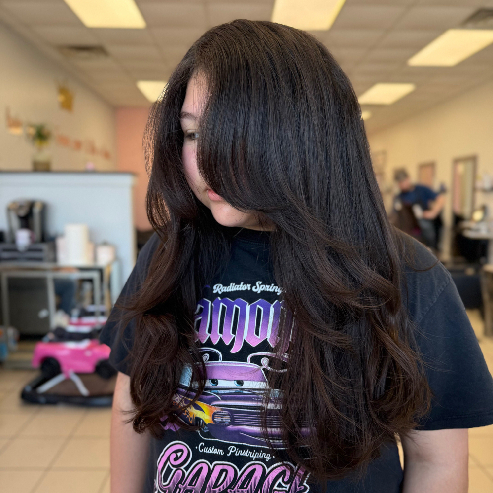 Wash, Cut & Style at Crowned by Debra Lee 👑 in Pasadena, TX