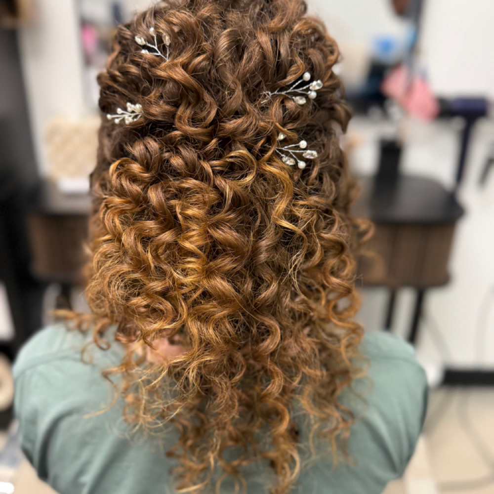 Bridal Hair (wedding Day) at Beth’s Bridal & Beauty Suite in Plymouth, MA