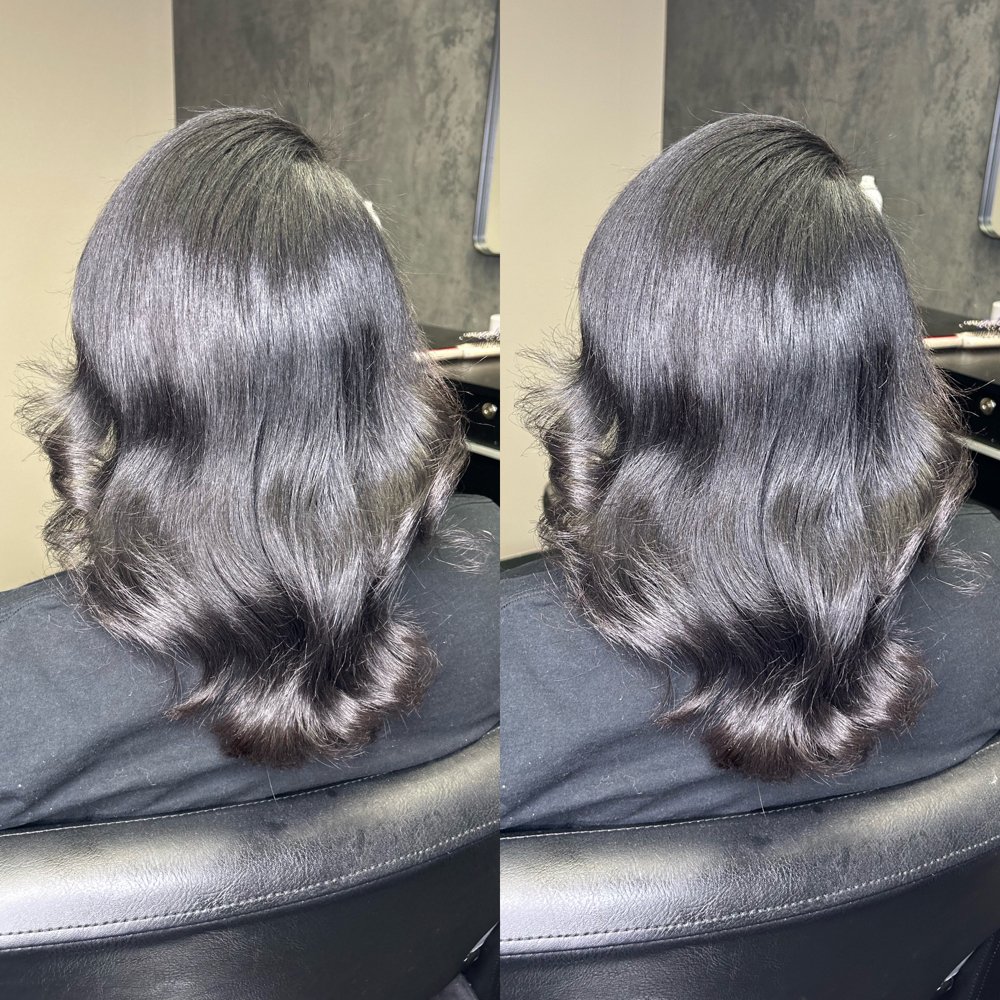 Silk Press; Protein Treatment + Cut