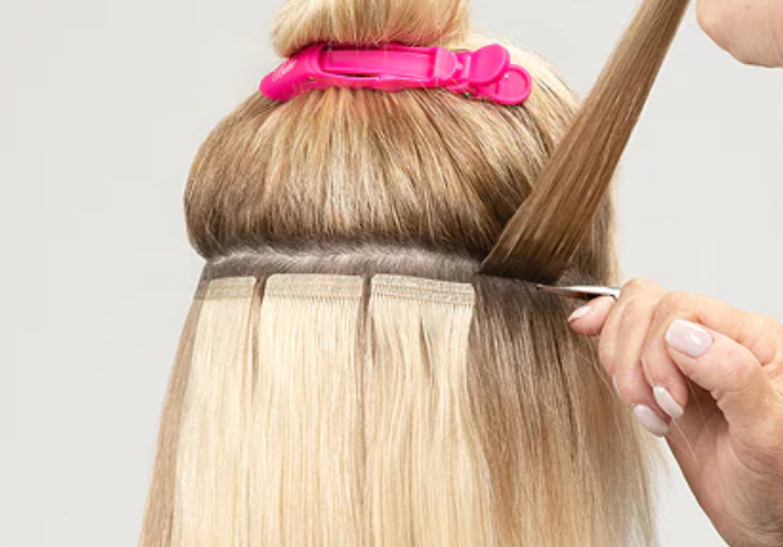 Tape In Hair Install