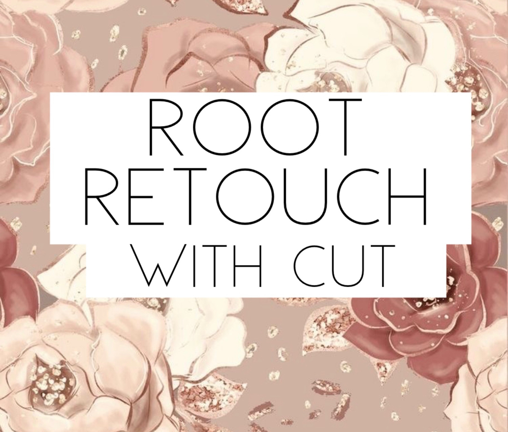 Root Retouch (Grey Coverage) W/ Cut