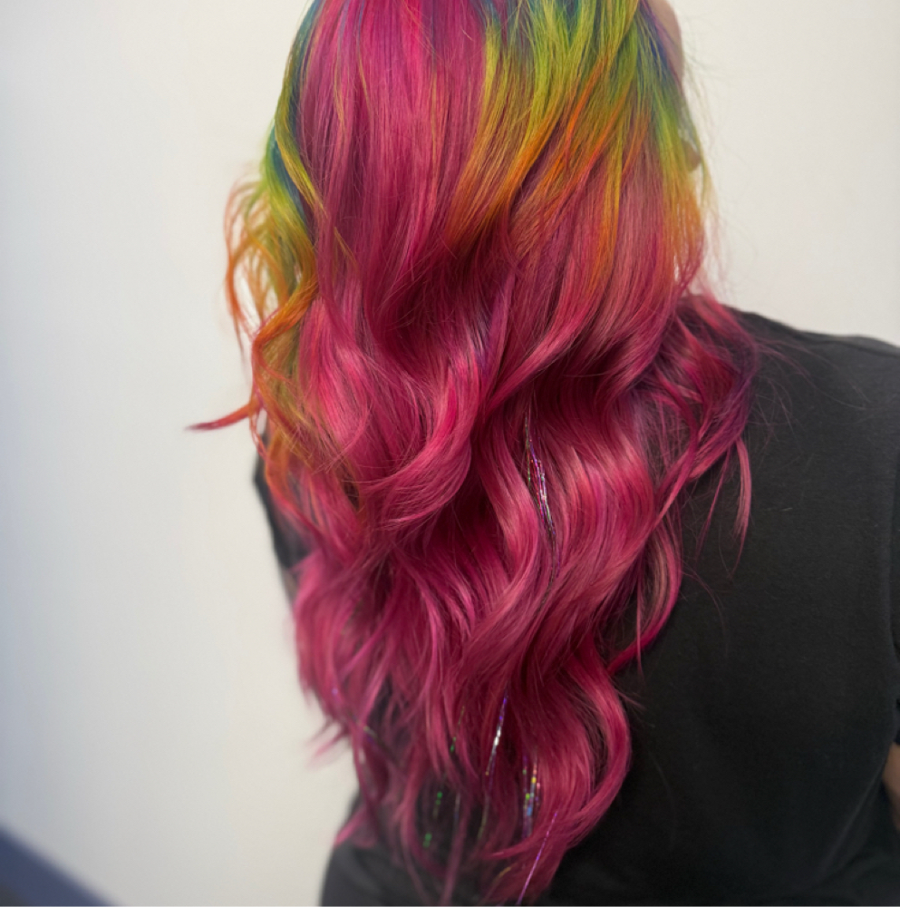 Add On-Hair Tinsel at Hair by Shan in Las Vegas, NV