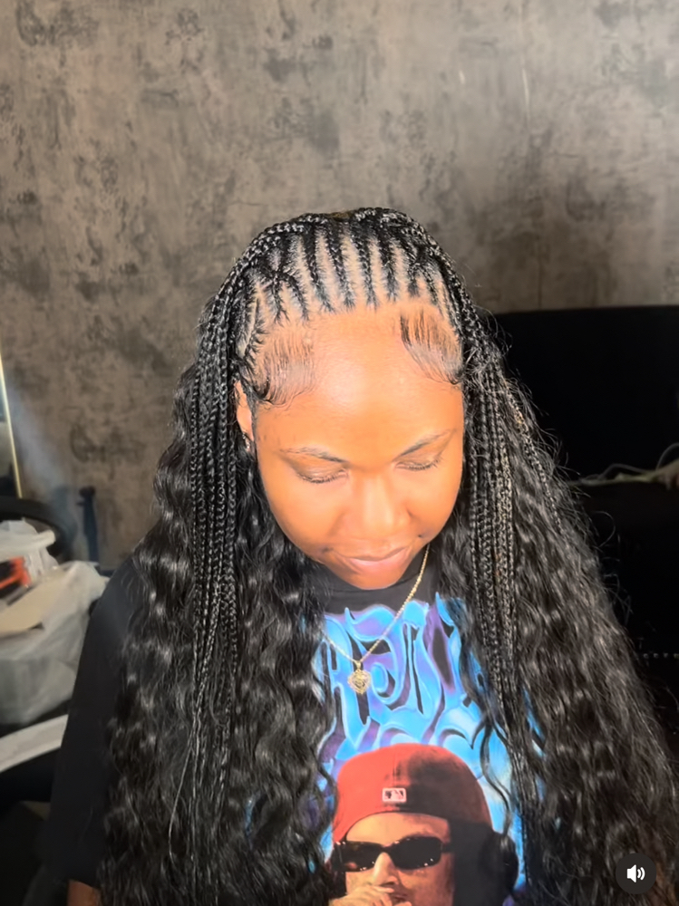 Half  Braids W/ Quick Weave at Snatchedbysnackss in Charlotte, NC