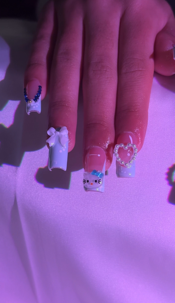 Acrylic Fill + Art at Nailz.x.mayelie in Tooele, UT