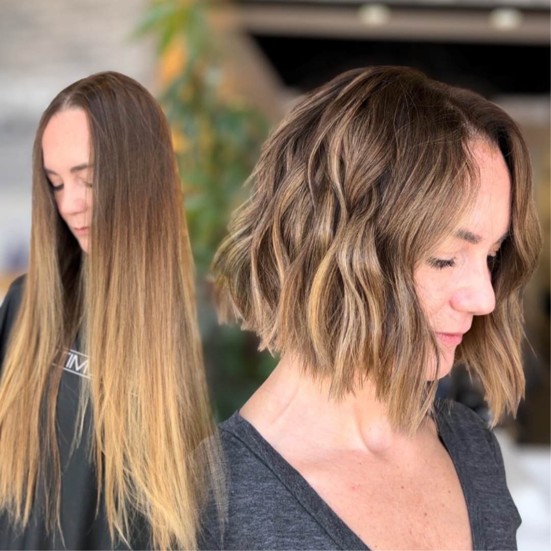 The Reinvention— Cut Transformation at Abigail the Hairstylist in Shenandoah, TX
