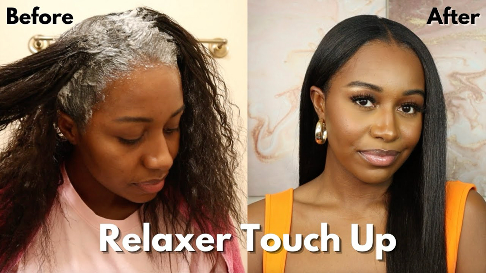Relaxer touch-up: at ROSE-S-E-E BEAUTY, LLC in Richmond Hill, GA