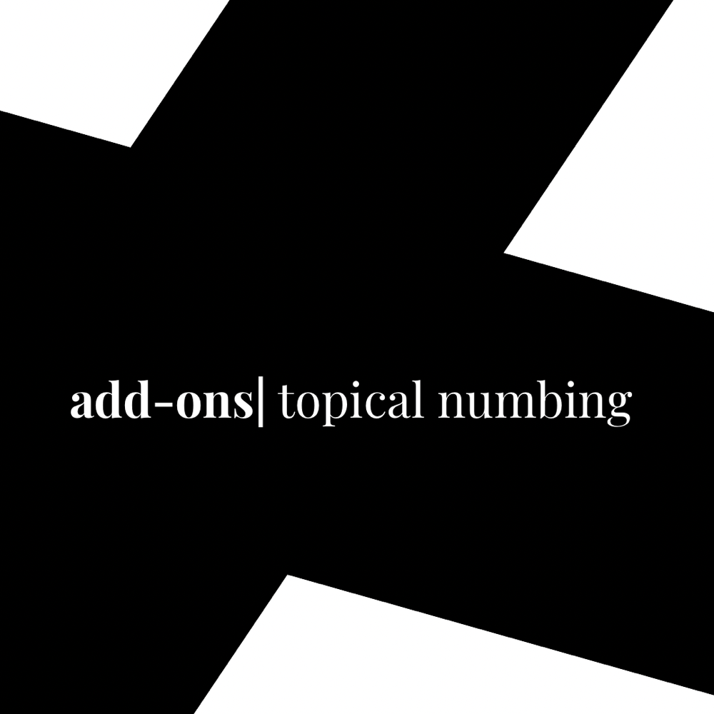 Topical Numbing - Add On