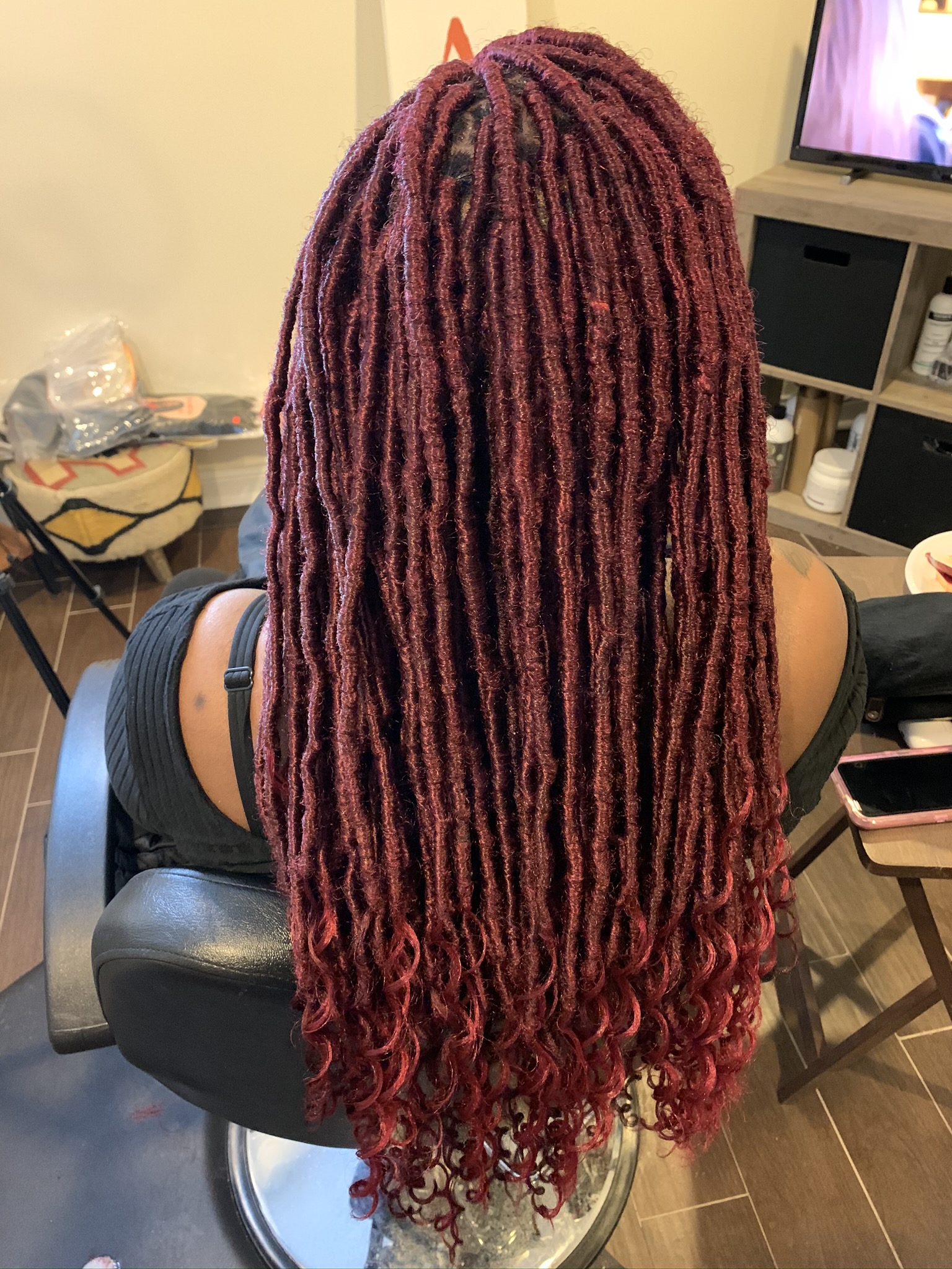 Goddess Locs Mid Back/ Waist Length