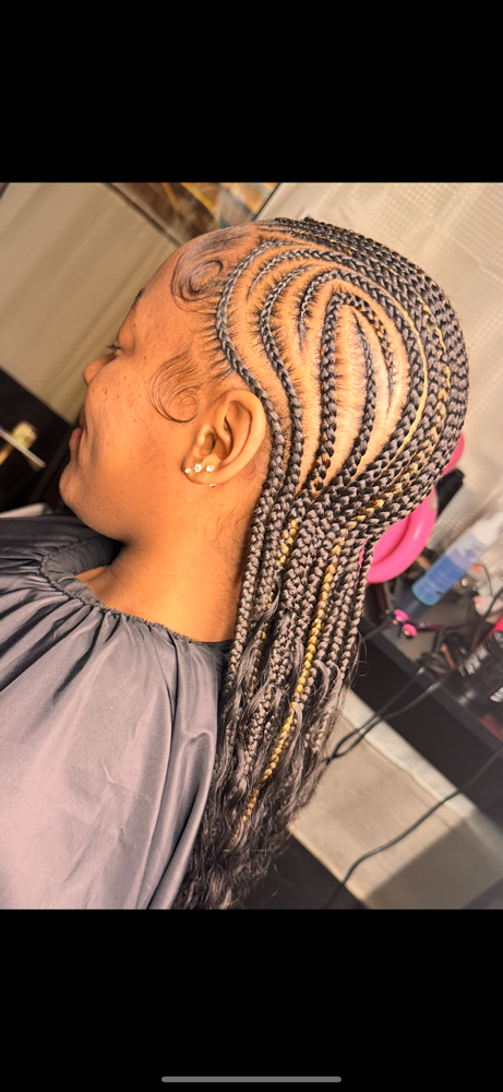Small Freestyle Stitch Braids