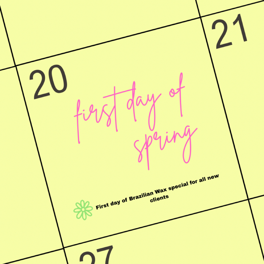 BRAZILIAN SPRING SPECIAL at Angel Face By Jennica in Ripon, CA