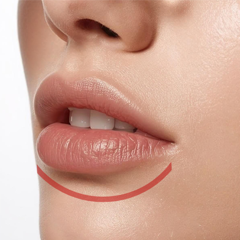 Lip Lower at Bareline Aesthetics in Brea, CA