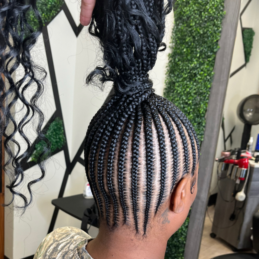 Braided Ponytail (smaller braids) at Oh That Ain’t Bad in Houston, TX