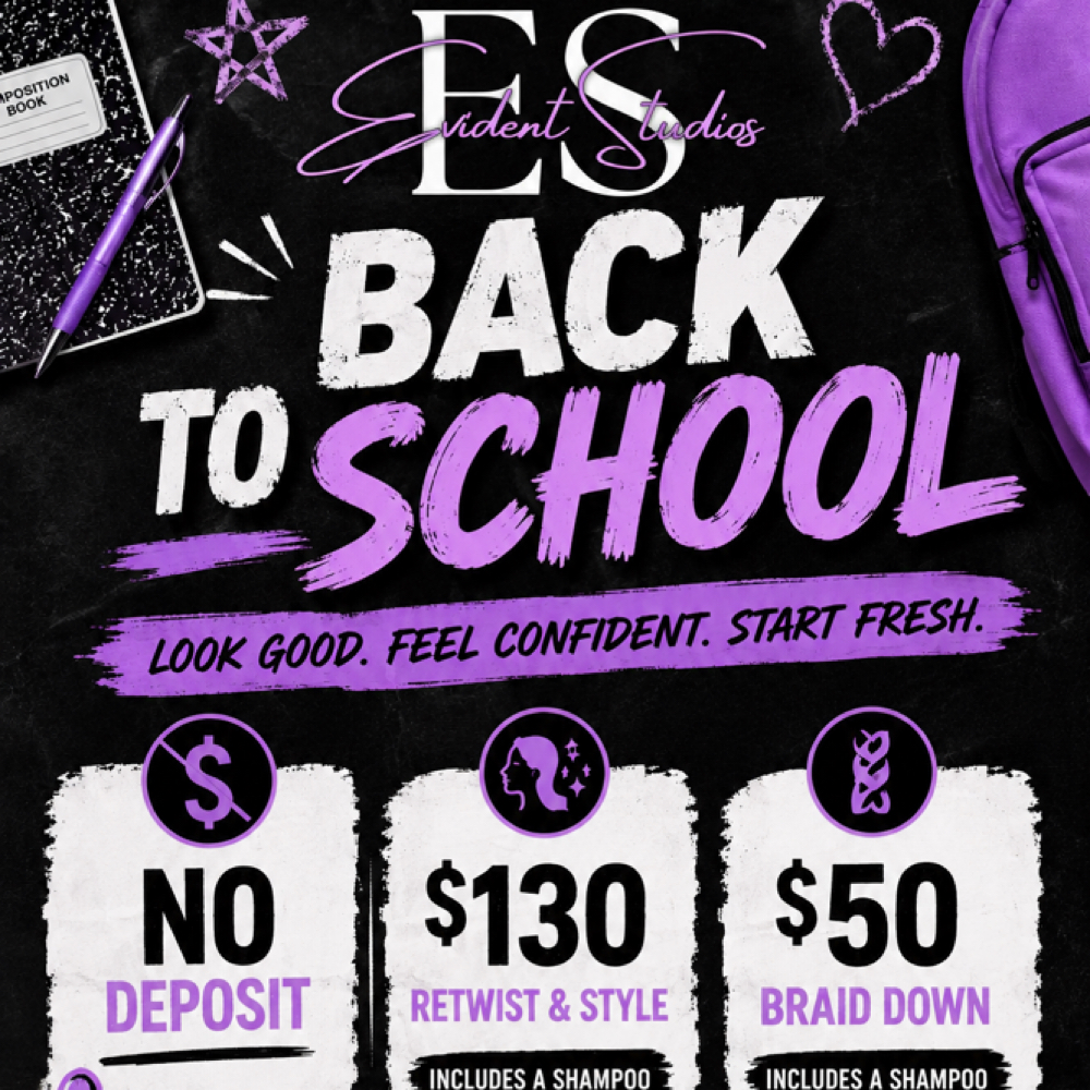 BACK TO SCHOOL at Evident Studios in Petersburg, VA