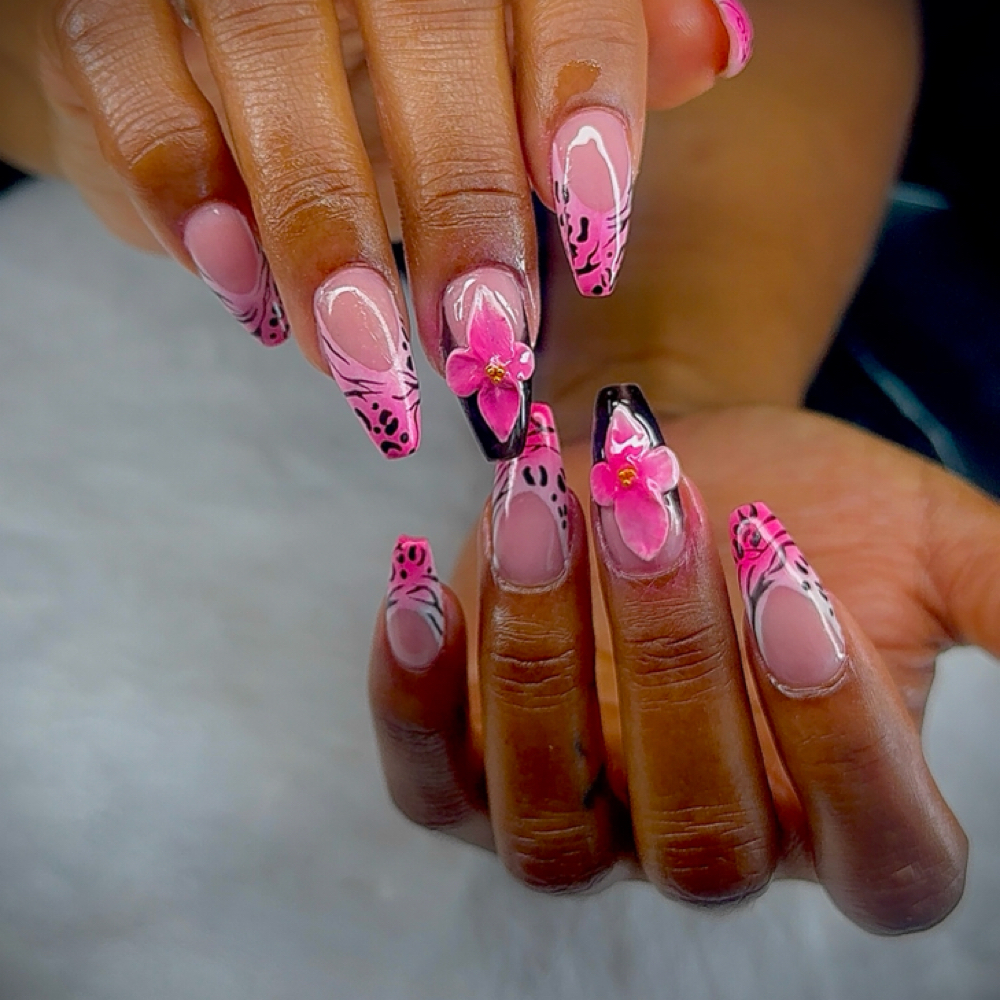 XL Acrylic Full Set at Waxed & Inked Beauty in Post falls, ID