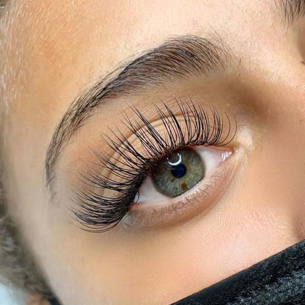 Classic eyelash extensions