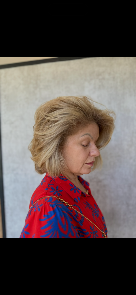 Womens Short Haircut at Beth J Blonding Co in Burbank, CA