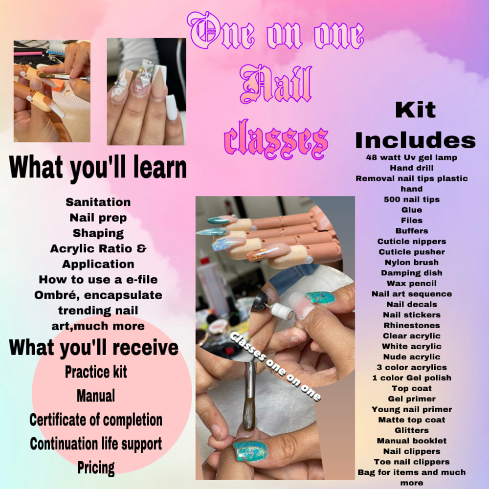 Classes 101 Training Program – All- at Nailsbyjennifer in Parlier, CA