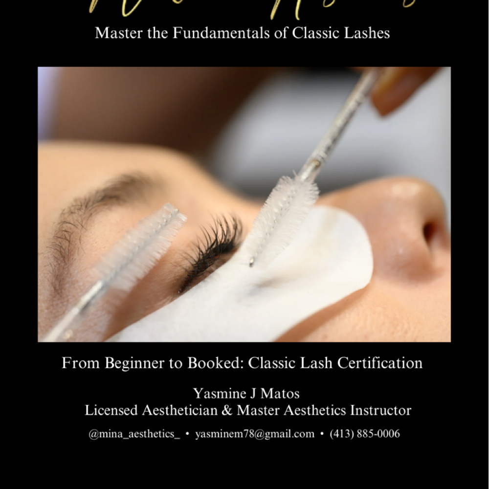 3 Day Classic Lash Training Course at Mina Aesthetics. in Chicopee, MA