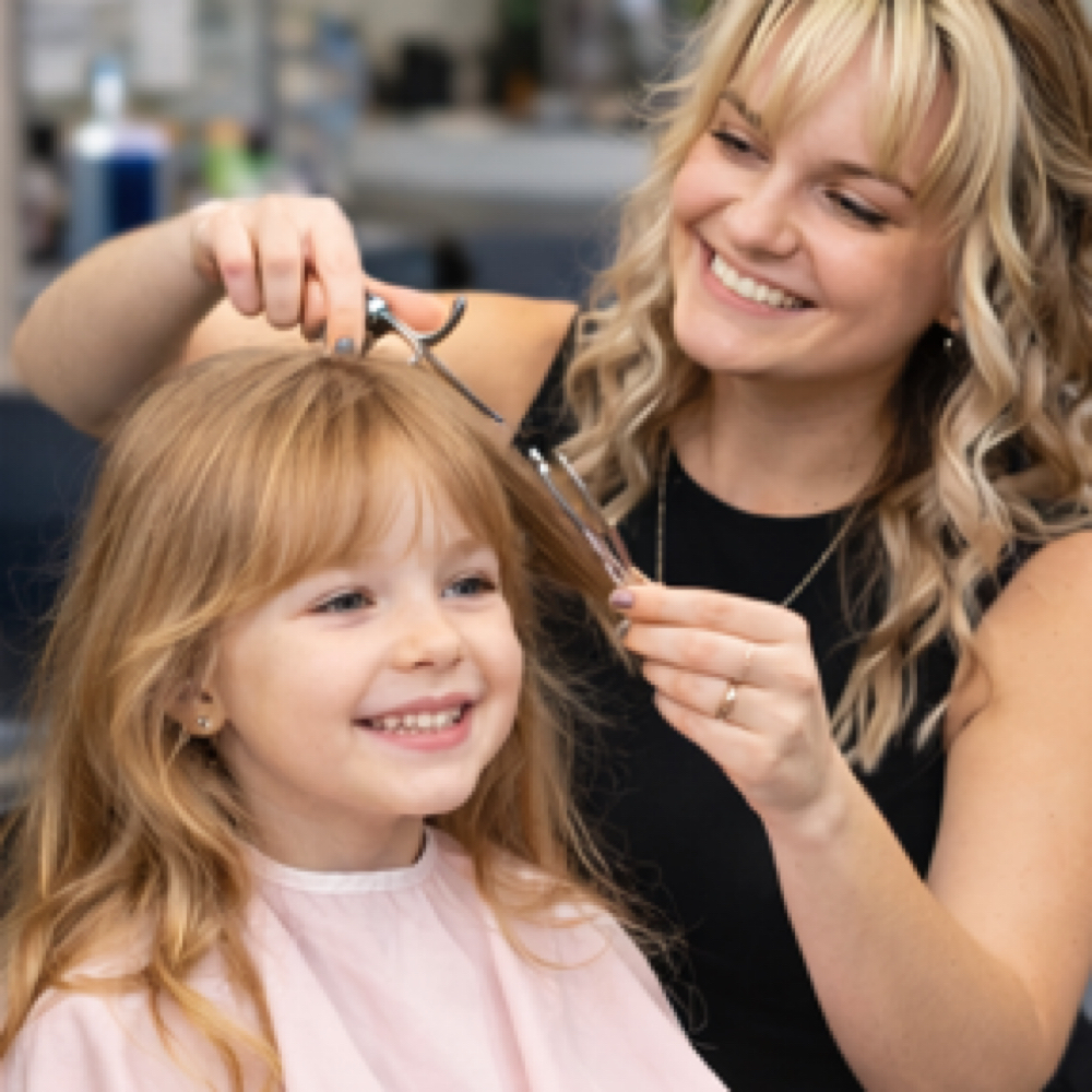 Child Hct (ages 0-8) w/ Vanessa at WAVE Hair Studio in Beaver Dam, WI