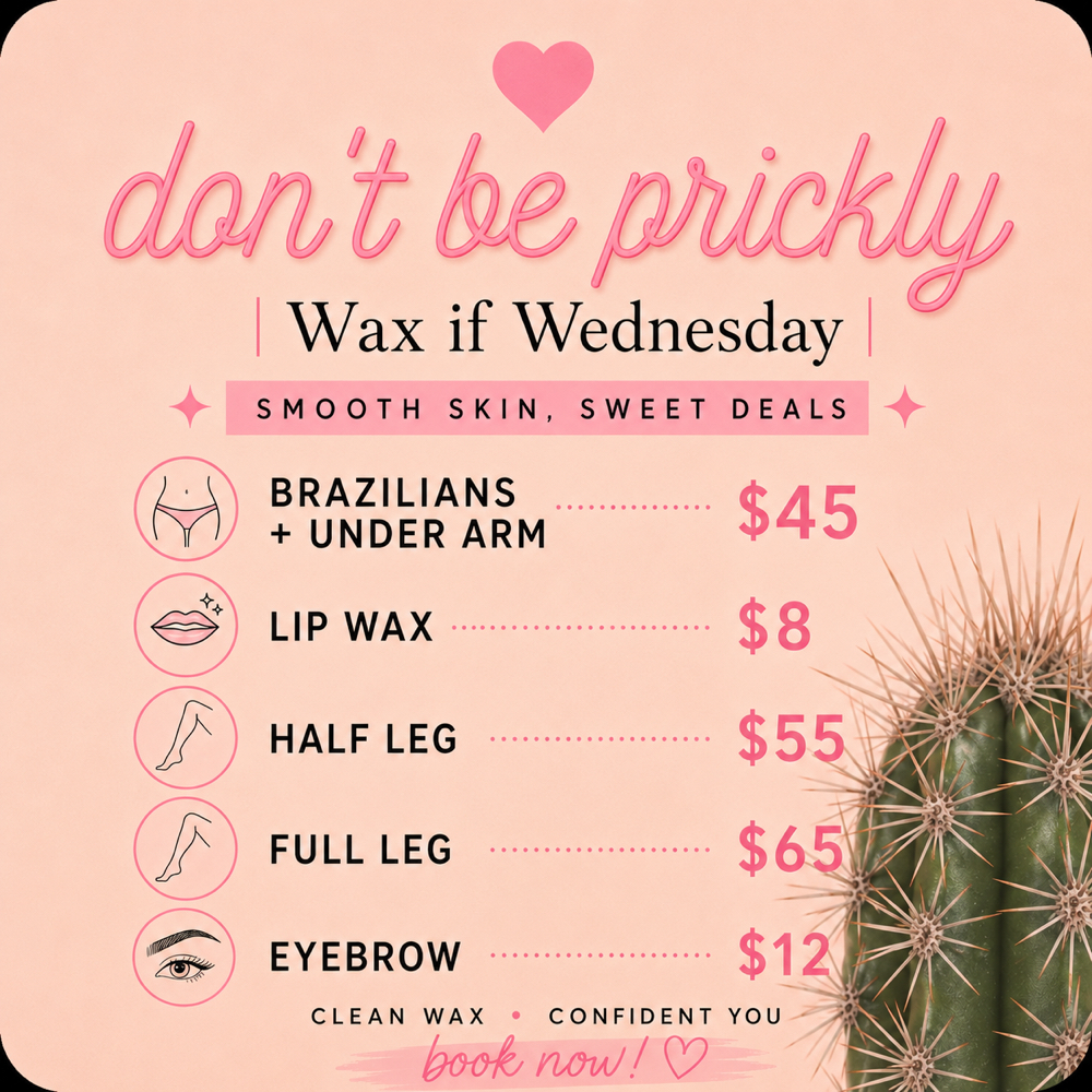Wax It Wednesday (Wednesdays Only) at Babe on E Esthetics in Sanford, NC