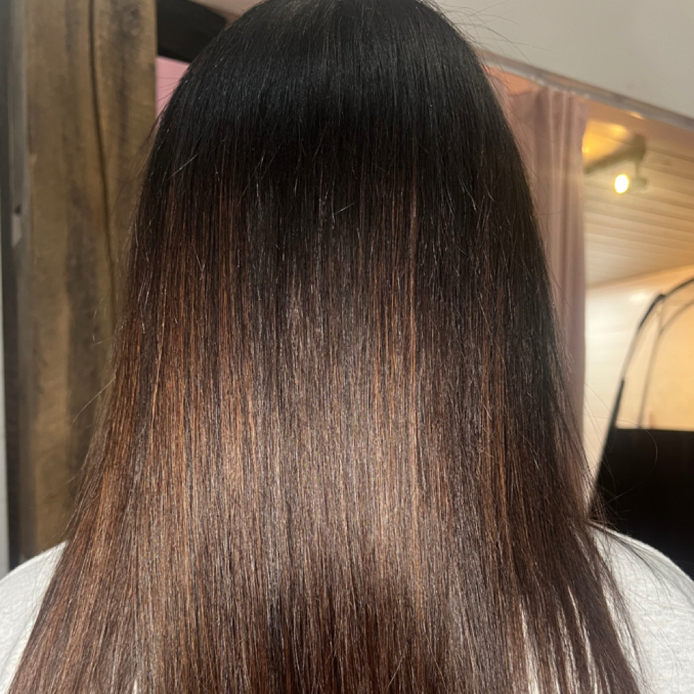 Smoothing Treatment at Sunkissed & Styled by Miranda in Aiken, SC