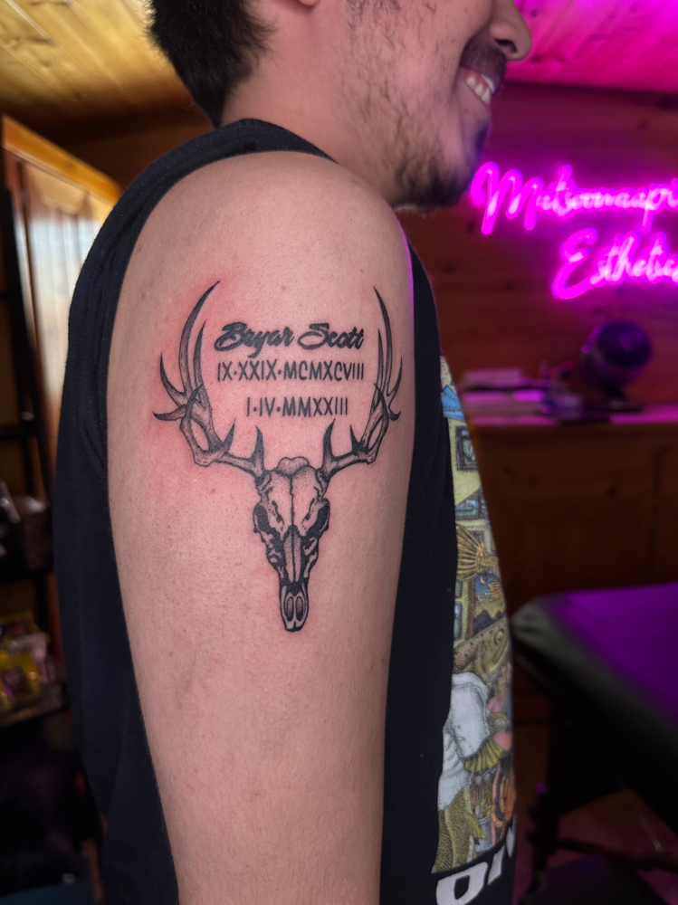 Detailed Fine Line Tattoo